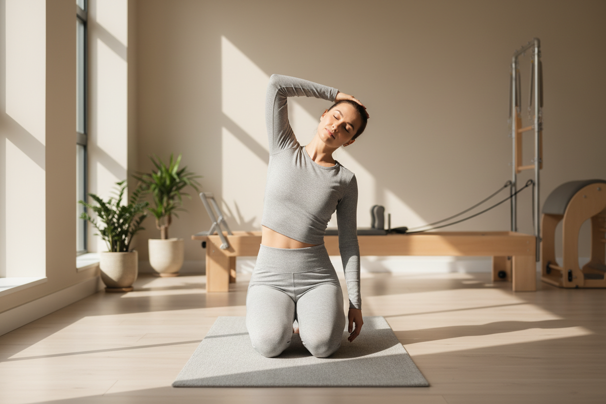 Nekklachten verminderen met Pilates: oefeningen en hulpmiddelen