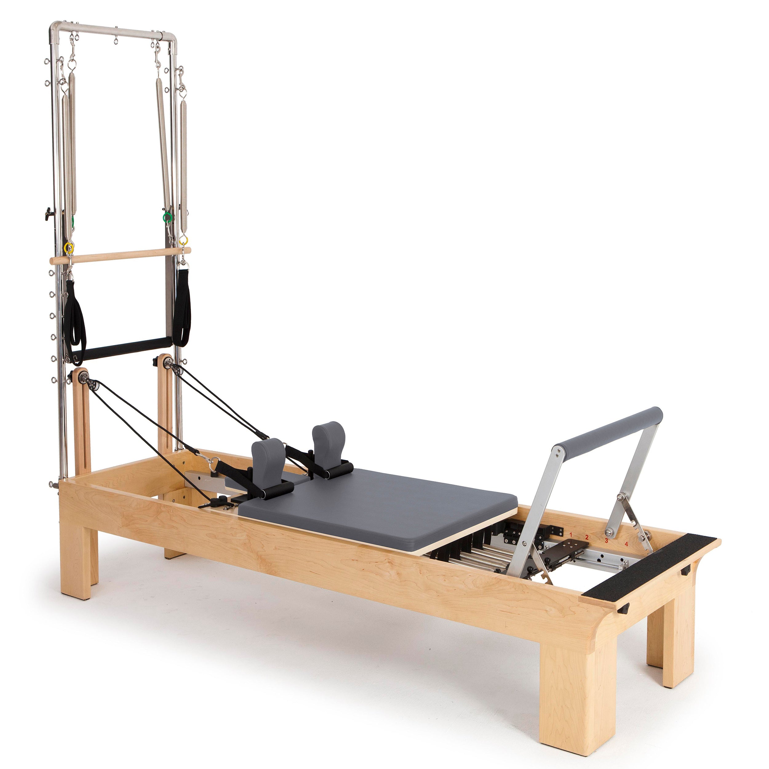 Physio-Reformer aus Holz mit Turm – Elina Pilates