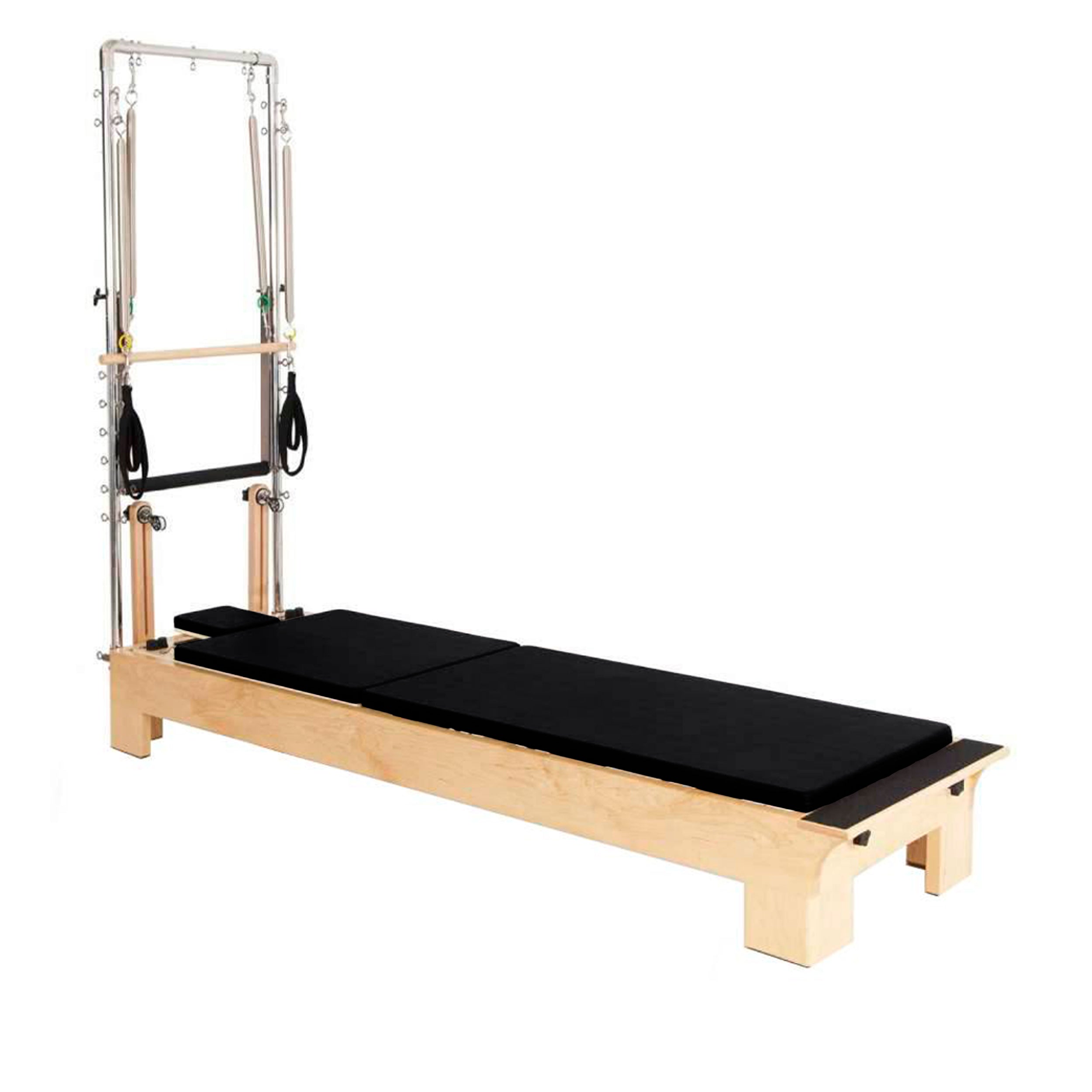 Hölzerner Reformer mit Turm – Elina Pilates